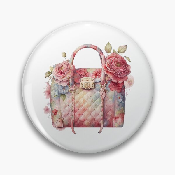 Artikelvorschau, Luxuriöse Designer-Tasche mit Blumenmuster entworfen und verkauft von DreamiDreams.