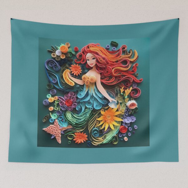 Item preview, Joyful mermaid, live ocean colors designed and sold by AdiRemba.