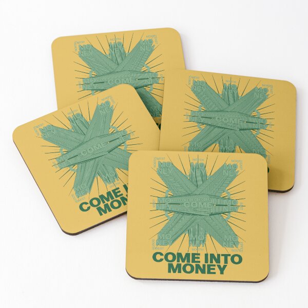 Item preview, Come into Money green with gold designed and sold by hockeng.