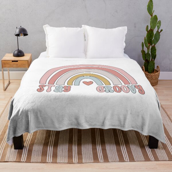 Item preview, Stay Groovy Rainbow designed and sold by HappyLifeCreate.