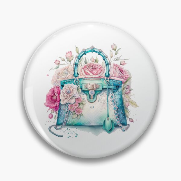 Artikelvorschau, Luxuriöse Designer-Tasche mit Blumenmuster entworfen und verkauft von DreamiDreams.