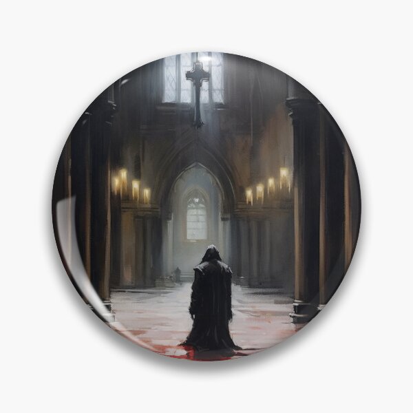 Item preview, Gothic Fantasy Art - The Chapel designed and sold by letsgetinspired.