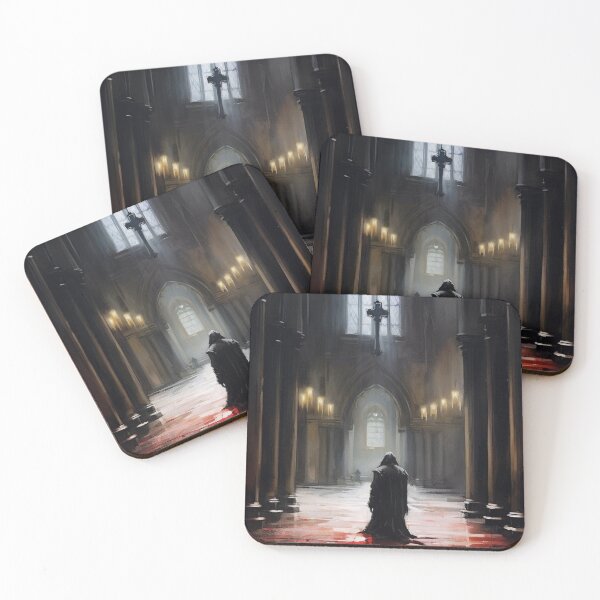 Item preview, Gothic Fantasy Art - The Chapel designed and sold by letsgetinspired.