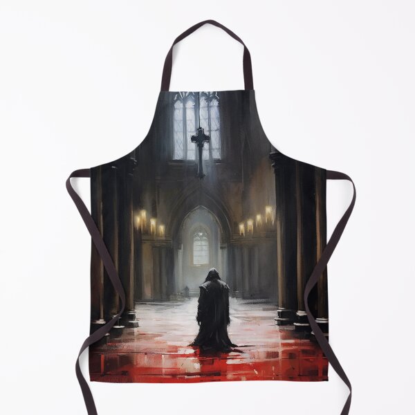 Item preview, Gothic Fantasy Art - The Chapel designed and sold by letsgetinspired.