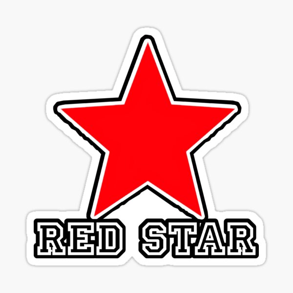 Item preview, red star logo designed and sold by Artcolage87.