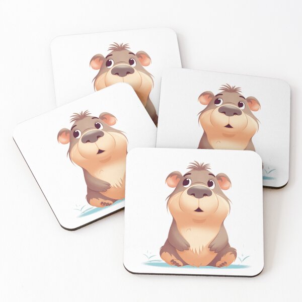 Item preview, Beautiful Capybara baby cute cartoon designed and sold by DigitalPixelize.