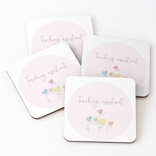 Item preview, Teaching Assistant,Teacher's Assistant, heart flowers, Appreciation gift, Thank you gift designed and sold by MAKEtoFIT.