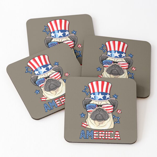 Item preview, America Pug Dog Owner 4th of July USA Flag 	 	 Kids 		 designed and sold by vhvdknov14.