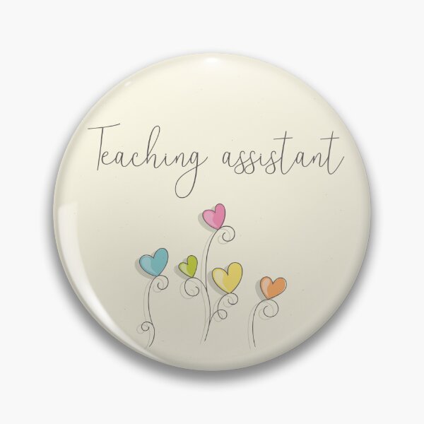 Item preview, Teaching Assistant,Teacher's Assistant, heart flowers, Appreciation gift, Thank you gift designed and sold by MAKEtoFIT.