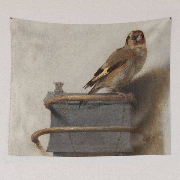 Item preview, The Goldfinch | Carel Fabritius | 1664 Baroque Animal Art designed and sold by CJET.