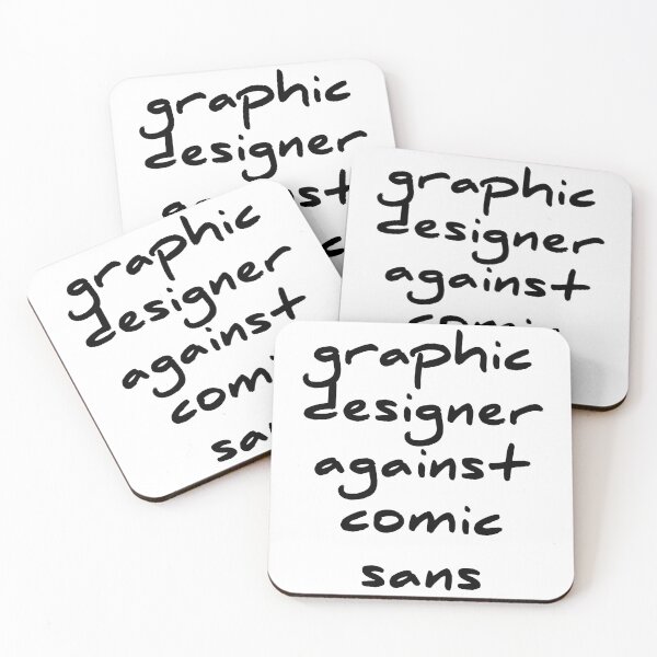 Item preview, graphic designer against comic sans designed and sold by Raxidkou.