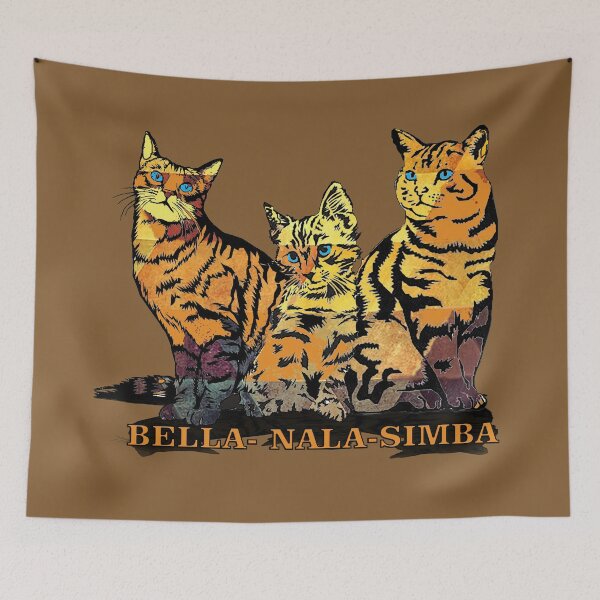Item preview, amante de los gatos BELLA, NALA, SIMBA designed and sold by CrisMor-Art.