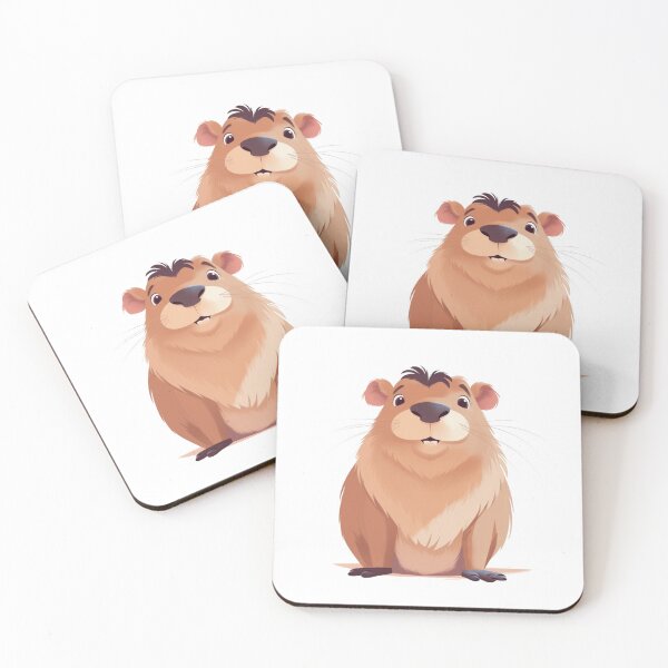 Item preview, friendly capybara designed and sold by DigitalPixelize.