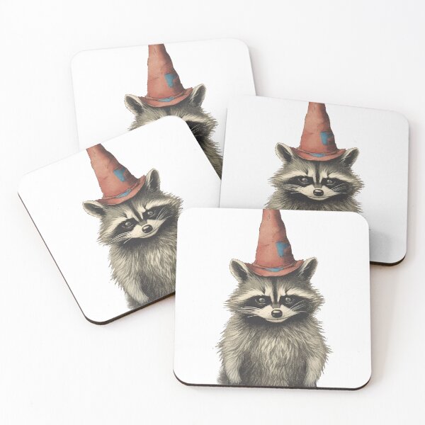 Item preview, Cute Baby Raccoon Wizard designed and sold by egneveRArt.