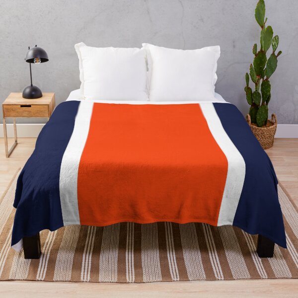 Item preview, Luton Navy White Orange Retro Football Stripes  designed and sold by Sporting Colour.