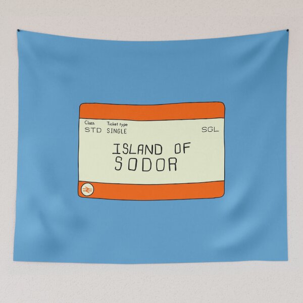 Item preview, Island of Sodor Ticket designed and sold by thebcarts.
