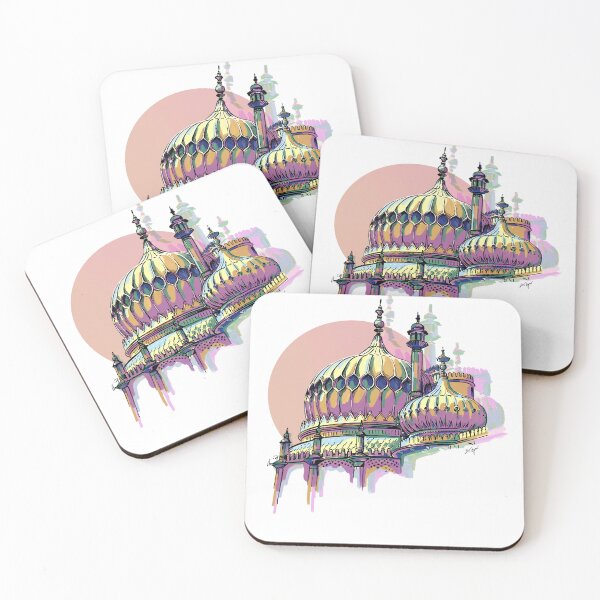 Item preview, Brighton Pavilion in sunset designed and sold by AlicjaTeper.