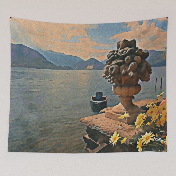 Item preview, VIEW FROM ISOLA MADRE designed and sold by ArtbyRolleen.