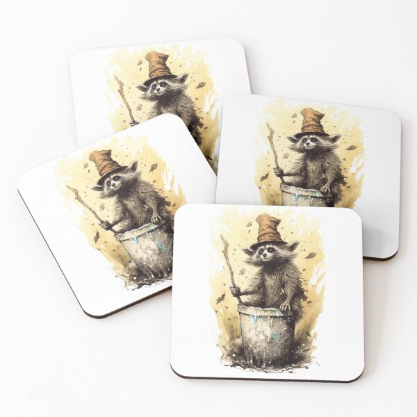 Item preview, Trash Wizard Raccoon designed and sold by egneveRArt.