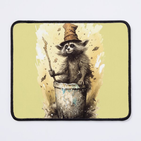 Item preview, Trash Wizard Raccoon designed and sold by egneveRArt.