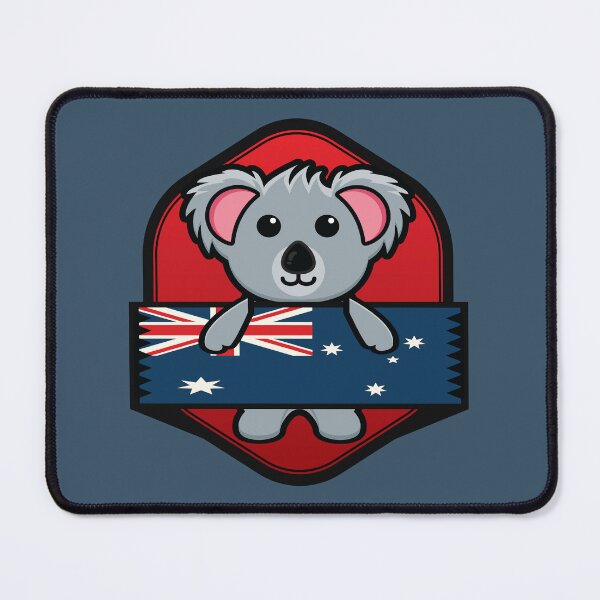 Item preview, Australian Koala on australia flag  designed and sold by Donutlovers.