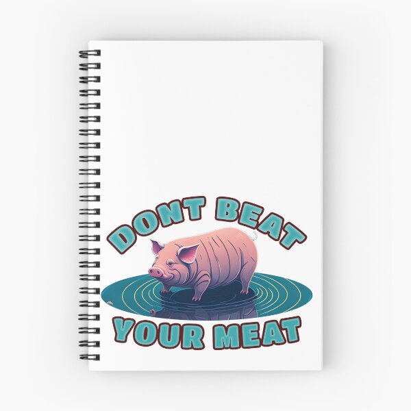Item preview, Dont Beat Your Meat - Funny Pig designed and sold by Beyond-Summit.