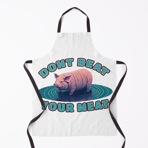 Item preview, Dont Beat Your Meat - Funny Pig designed and sold by Beyond-Summit.