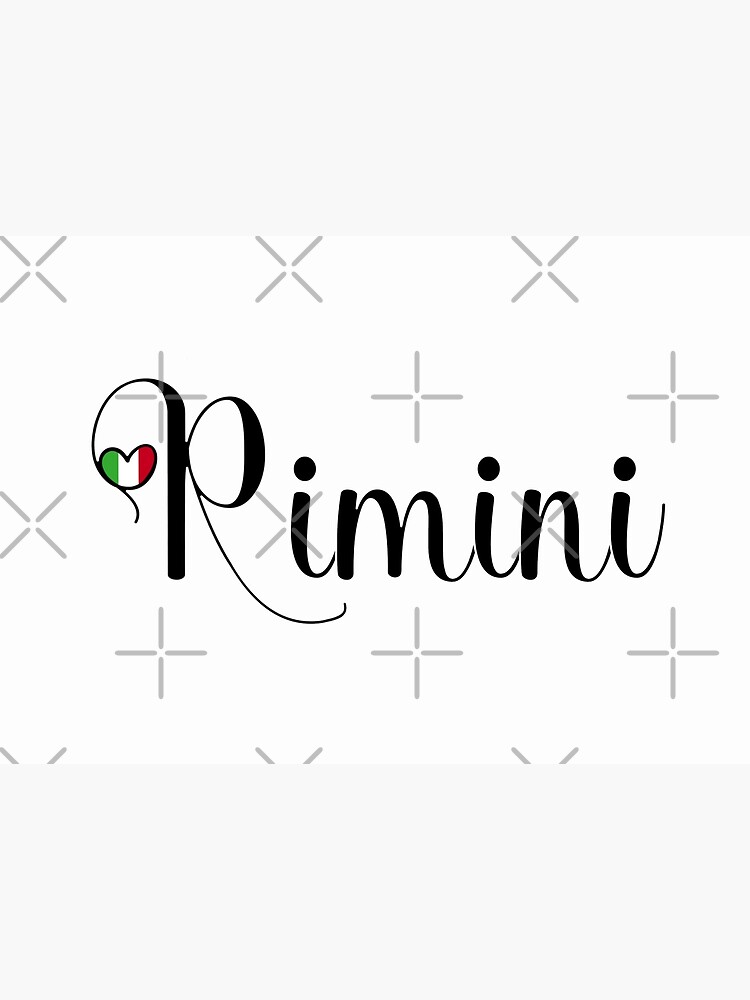 Poster for Sale mit Rimini mit italienischem Herzen – Ich liebe