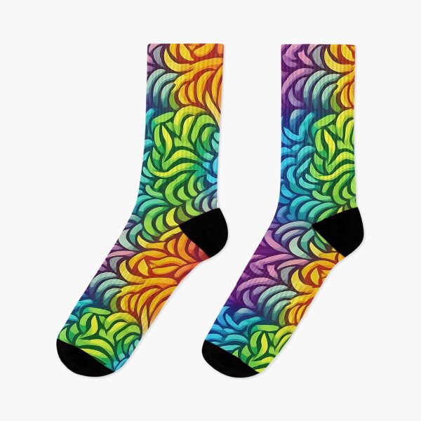 Item preview, Alien Rainbow Vibrant Shapes designed and sold by BoredF.