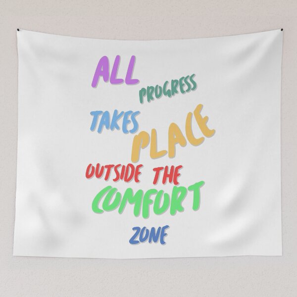 Item preview, All progress takes place outside the comfort zone  designed and sold by OrsonBrand.