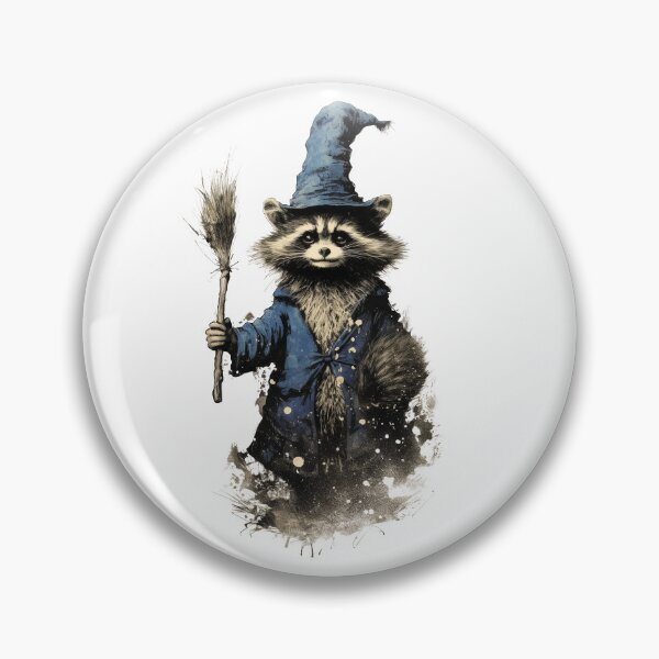 Item preview, Cottagecore Sorcerer Raccoon designed and sold by egneveRArt.
