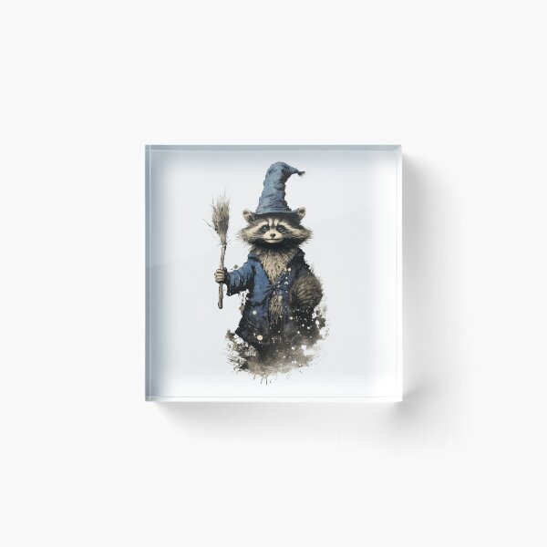 Item preview, Cottagecore Sorcerer Raccoon designed and sold by egneveRArt.