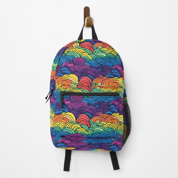 Item preview, Dark Cartoony Rainbow Clouds designed and sold by BoredF.
