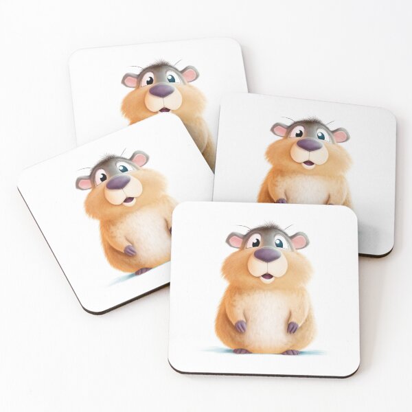 Item preview, cute animated baby capybara designed and sold by DigitalPixelize.