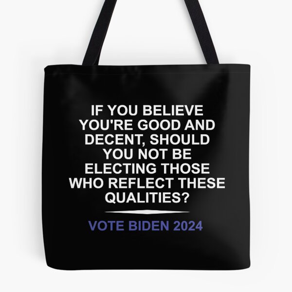 Item preview,  If you believe you're good and decent in white designed and sold by Politics-Corner.
