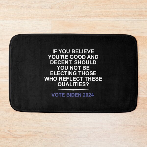 Item preview,  If you believe you're good and decent in white designed and sold by Politics-Corner.