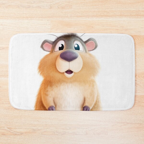 Item preview, cute animated baby capybara designed and sold by DigitalPixelize.