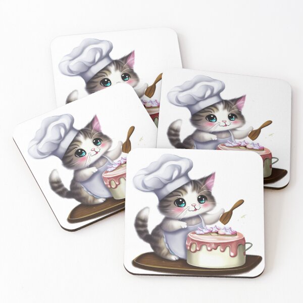 Item preview, cat cooking chef designed and sold by GLORY-LIFE.