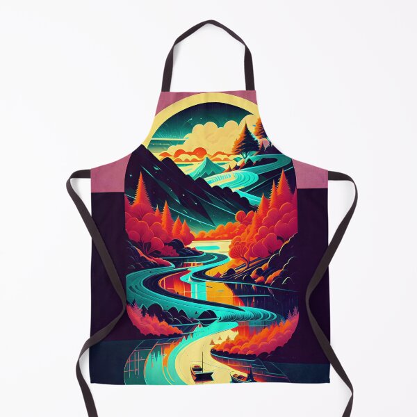 Item preview, Mountain Scene designed and sold by ArtFactoryAI.