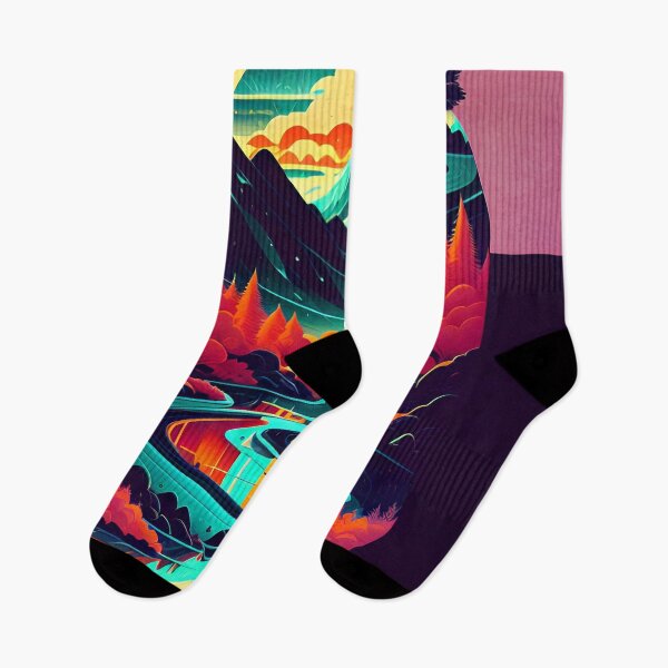 Item preview, Mountain Scene designed and sold by ArtFactoryAI.