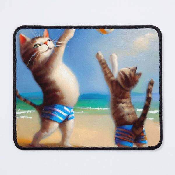 Item preview, Cats At the Beach designed and sold by CrankyOldDude.