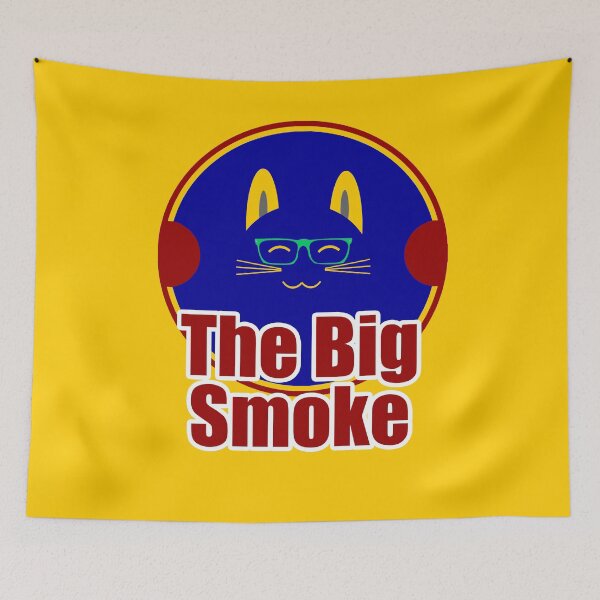 Item preview, Big Cat with Glasses: "The Big Smoke" designed and sold by csalvati77.