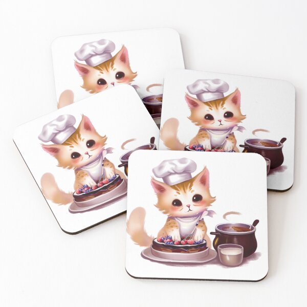 Item preview, cat cooking chef designed and sold by GLORY-LIFE.