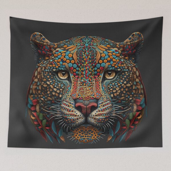 Aperçu de l'œuvre Jaguar Luxure design art abstrait créée et vendue par Tio-Tecun.