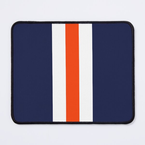 Item preview, Luton Navy White Orange Retro Football Stripes designed and sold by Sporting Colour.