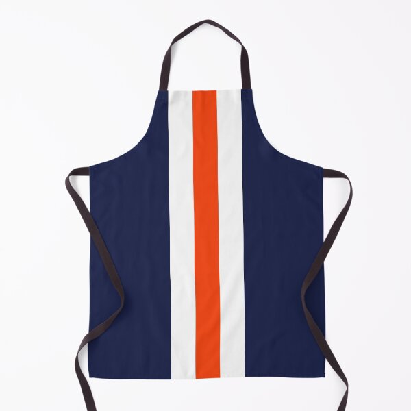 Item preview, Luton Navy White Orange Retro Football Stripes  designed and sold by Sporting Colour.