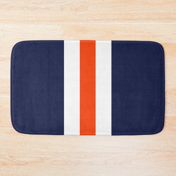 Item preview, Luton Navy White Orange Retro Football Stripes  designed and sold by Sporting Colour.