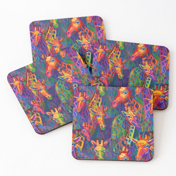 Item preview, Wild Delights: Embrace Colorful Charm with Our All-Over Giraffe Print Collection designed and sold by ThePurpleMelon.