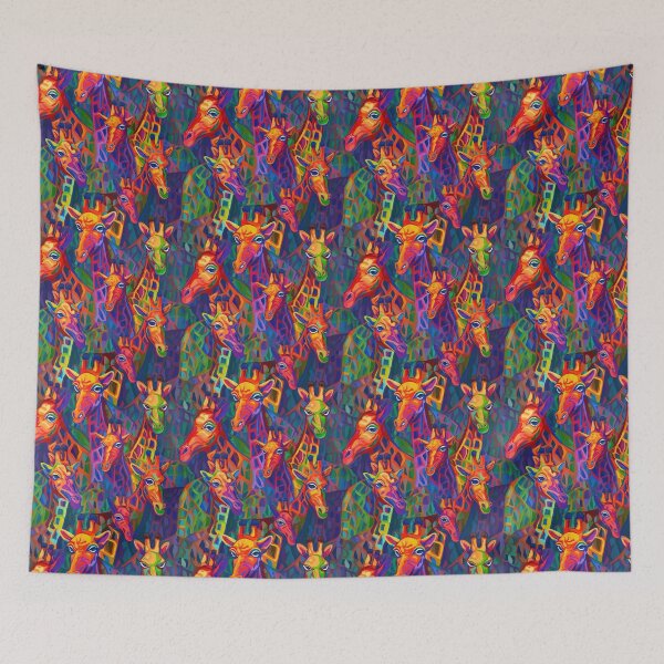 Item preview, Wild Delights: Embrace Colorful Charm with Our All-Over Giraffe Print Collection designed and sold by ThePurpleMelon.
