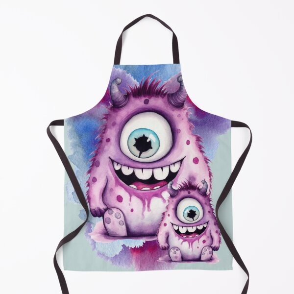Item preview, Funny and Cute Smiling Monsters with Horns T-shirts and Stickers Design designed and sold by PatriciaReyes.
